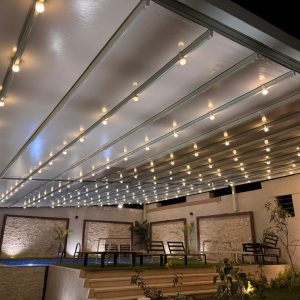 Sun set pergola System